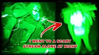 I Went To A Scary Stream Alone At Night