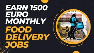 EARN 1500 EURO MONTHLY || FOOD DELIVERY JOBS IN CZECH REPUBLIC