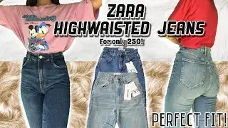 ZARA SUPER HIGHWAISTED JEANS | For only 250 Pesos! (PERFECT FIT)