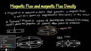 Magnetic flux and Magnetic flux density Calculation | Magnetic Circuit | Physics Tutorial