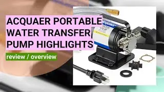 Acquaer Portable Electric Water Transfer Pump Review: Efficient Water Removal Solution!