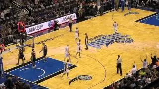 Orlando Magic vs Utah Jazz: Dramatic last 18 sec of Q1 (11/10/10)