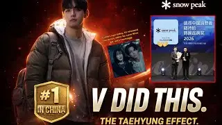 V Wore It&hellip; and China Chose It #1 &mdash; Taehyung&rsquo;s Snow Peak Effect Is UNSTOPPABLE!