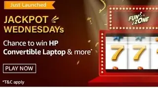 AMAZON JACKPOT QUIZ TODAY | WEDNESDAY JACKPOT QUIZ ANSWERS