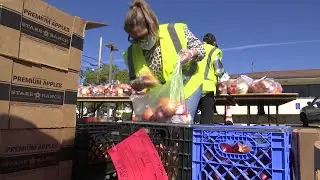 Some food sources running low at distribution sites