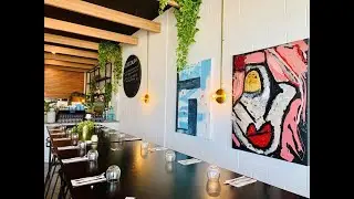 Black Canvas Modern Painting Distorted Face Warm Colours | PERFECT FACE Up Close View | Sarah Jane