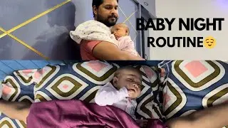 &ldquo; Night shift Dad Life | Avyaan Finally slept😴❤️ || #2monthbaby #babyvlog #newdadlife #nightroutine 