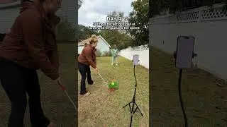 Day 4 trying to guess the speed of a BucketGolf Ball