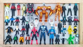 SKIBIDI TOILET/Action Figure/Unboxing/Clockman,Titan Speakerman,Titan TvMan,Cameraman,Tvman/Toys.