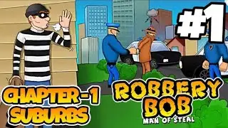 Robbery Bob Chapter- 1 SUBURBS Level- 10 😯😯 Walkthrough Must Watch ll @Gamepedia07 #robberybob