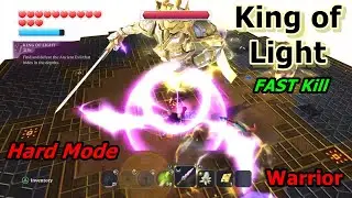 HARD MODE BOSS: King of Light | Warrior (Solo / FAST Kill) - Portal Knights