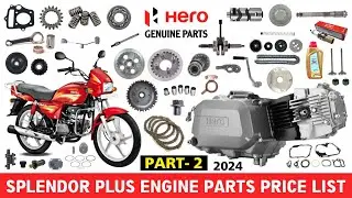 Splendor Engine Spare Parts Price List | Hero Genuine Parts | Splendor engine parts name | PART 2