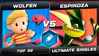 Wolfen (Lucas) vs Espinoza (Greninja/Banjoo & Kazooie) -Top 32 - Back To School