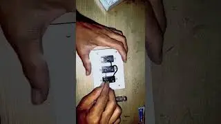 1 switch 2 socket connection | 2 pin socket connection #youtubeshorts #shorts #electricalvideo