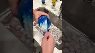 Why Am I Cleaning My Sink With Ice? #cleaningtok#oddlysatisfying#deepclean#satisfyingvideo#cleanhack
