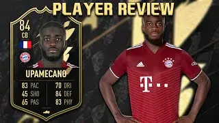 КАКОЙ ТАНК! ОБЗОР ИГРОКА TOTW UPAMECANO 84! FIFA 22 ULTIMATE TEAM