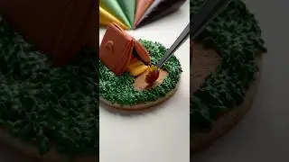3D camping cookie🏕️ everything linked in my bio #cookiedecorating #oddlysatisfying #asmr