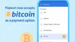 Flipkart Announced To Accept Bitcoin In Payment Method. #shorts