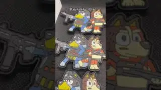Bluey family patches