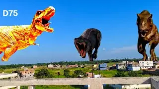 T Rex Chase dinosaur in Jurassic park 😳😳 #dinosaur #dinosaurs #dinosaurios 