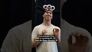 Circus ensemble Circa (@CircaContemporaryCircus) on recreating the Shaun the Sheep characters 🐑