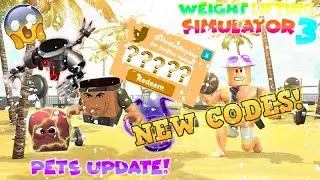 ALL NEW *WORKING* CODES IN WEIGHT SIMULATOR 3!! (Roblox)