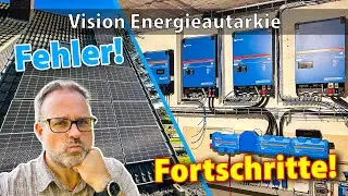 Autarke Energieversorgung - Fehler und Fortschritte bei der PV-Anlage mit #victronenergy #ess