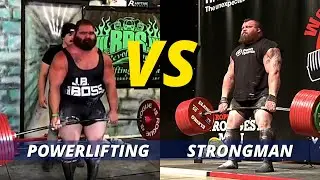 Quais as DIFERENÇAS ENTRE Deadlift de Strongman e Powerlifting?