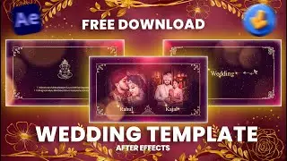 Wedding Invitation Video in After Effects (Free Template Download) 💍✨