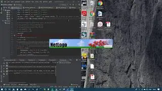 Basic Flocking with Python and NetLogo using nl4py | N=8
