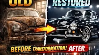 Old Rusty Car Restoration | Full Transformation | Satisfying Car Rebuild 🔥