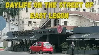 Enjoy The Drive Through On The Street Of East Legon, Accra Ghana. 4K