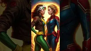 What Happens When Rogue Steals Captain Marvel's Power? #Rogue #CaptainMarvel #Marvel #Superheroes