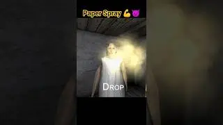Paper Spray Power 🔥💯 Granny Chapter 1 🤯😎 #bfggaming #granny #paper