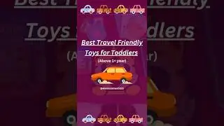 Best Travel Toys for Toddlers: Keep Kids Happy on the Go! #toysforkids  #traveltips #babyshorts