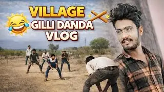 Village Gilli Danda Vlog 🌾🔥|village life, desi games, and simple fun moments, Thanks for watching 🙏