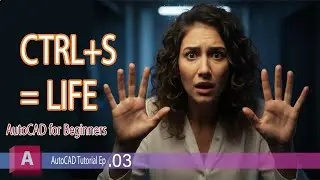 AutoCAD for Beginners| Episode 3| Save Your CAD Life| CTRL+S & Autosave