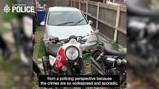 Operation Spoke Alpha cracks down on motorbike thieves in Doncaster