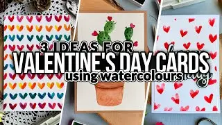 3 Handmade Valentine&rsquo;s Day Card Ideas Using Watercolours