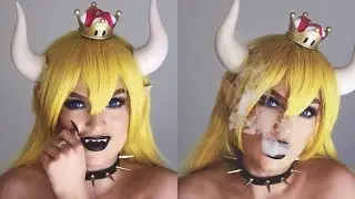 BOWSETTE HALLOWEEN MAKEUP TUTORIAL