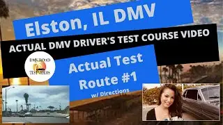 Тестовый маршрут DMV Чикаго № 1, Северный Элстон, Иллинойс. Курс подготовки к экзамену на получение водительских прав за рулем.