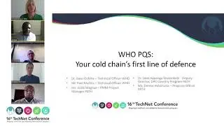 WHO PQS &ndash; Your Cold Chain&rsquo;s First Line of Defense (16th TechNet Conference)
