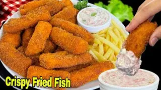 Crispy Fried Fish Recipe (with Dipping Sauce) | Crispy Fried Finger Fish❗️Original Restaurant Recipe
