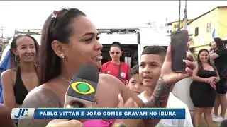 Pablo Vittar e João Gomes gravam no Ibura