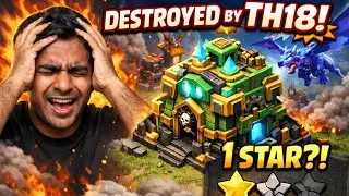 CWL Day 1 Attacks | TH17 & TH18 War Attack Strategy 🔥 75% 1⭐ | Clash of Clans