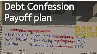 $21,514 in debt|Debt Confession 2025|Payoff Plan|Canadian