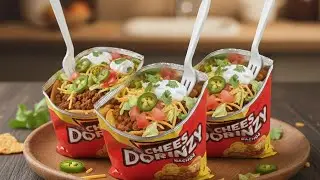 Walking Tacos with Shredded Chicken & Venison Burger