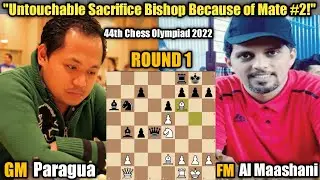 Mark Paragua (PHI) VS Salim Al Maashani Amer Said (OMAN)  | 44th Chess Olympiad 2022 OPEN | Round 1