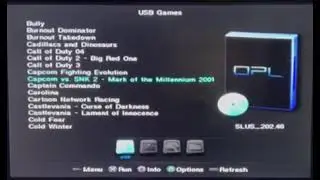 Kit opl PS2 HD500gb + memory card 8mb, com 280 jogos