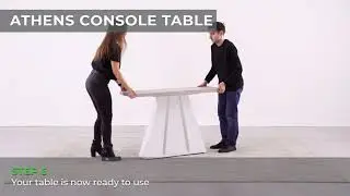 How to assemble the Athens Console Table from Furniturebox UK